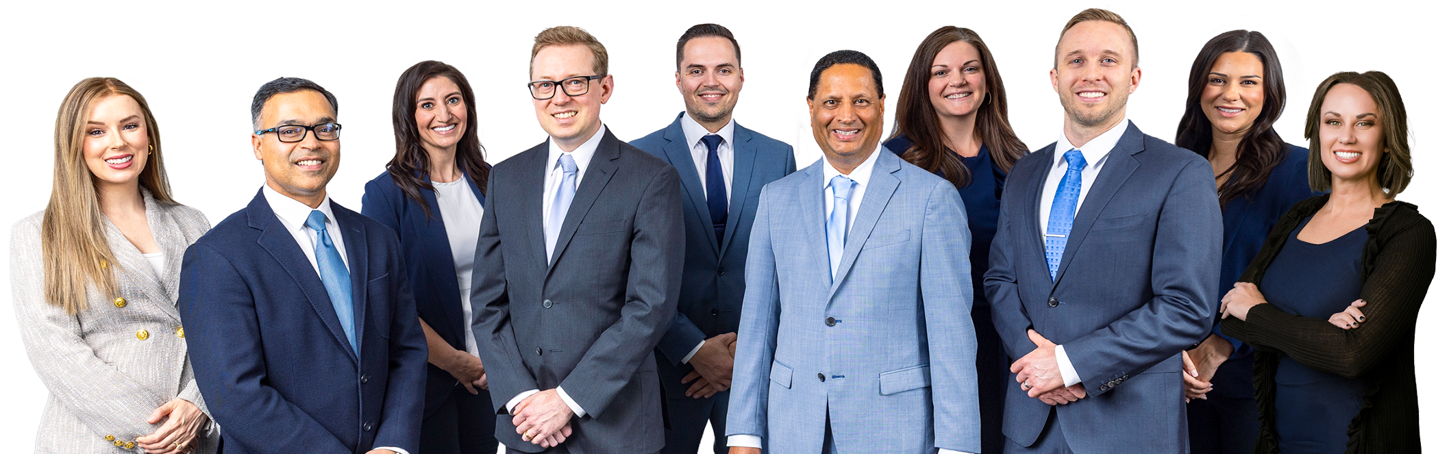 Midwest Sleep, Sinus, & Allergy Care Team. Ten smiling providers